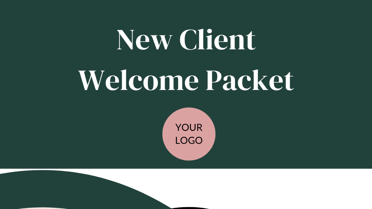 New Client Welcome Packet Canva Template